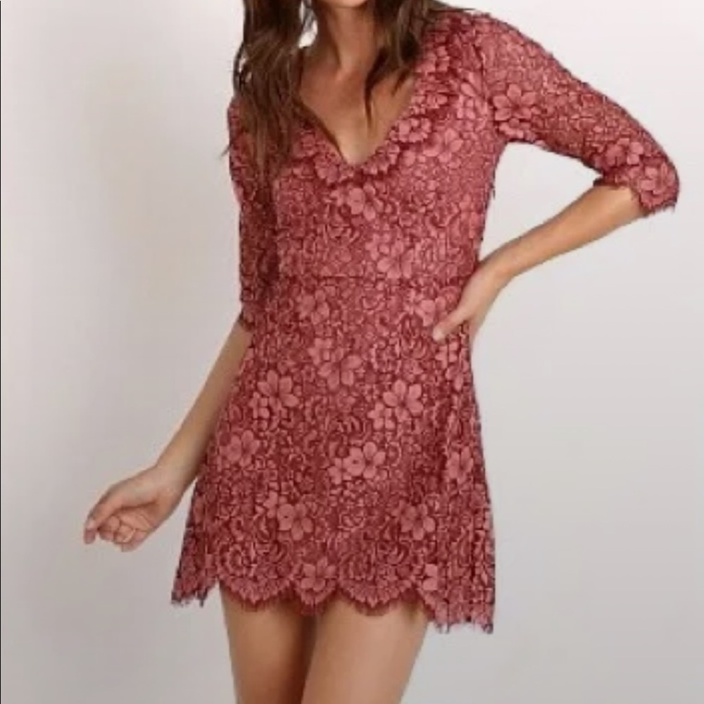 FOR LOVE & LEMONS THEODORA DRESS MINI